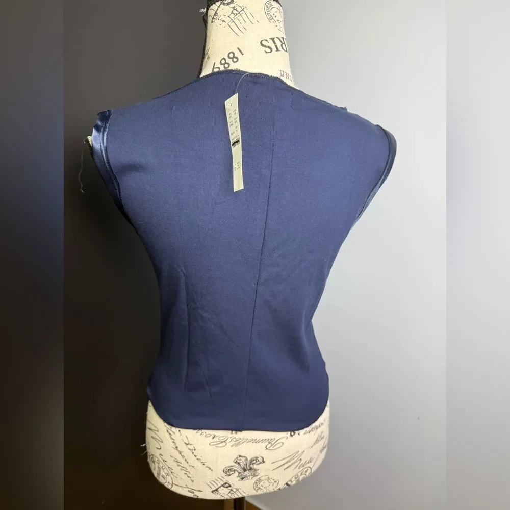 J.Crew Refined rib shell tank top NWT Size M